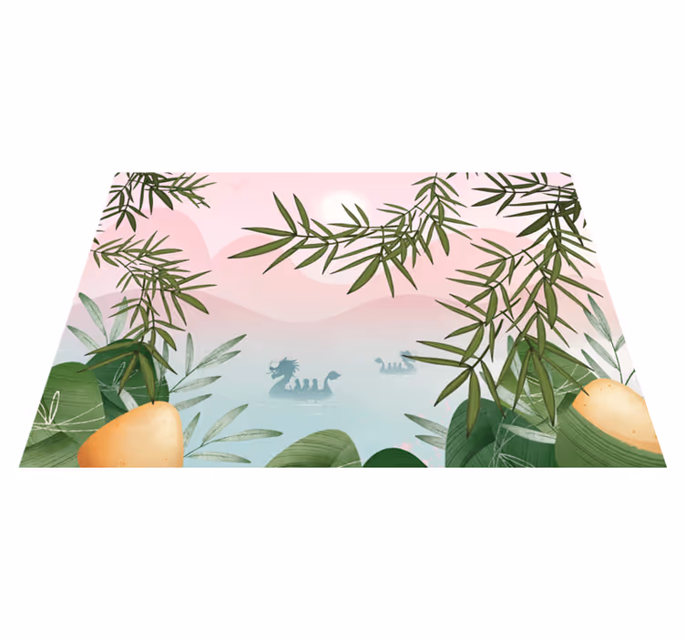 Enchanted jungle scene otroški pogrinjek za mizo - TenStickers