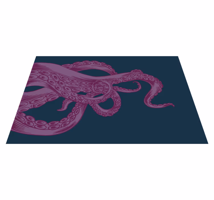 Octopus tentacle pattern izvirna jedilna podloga - TenStickers
