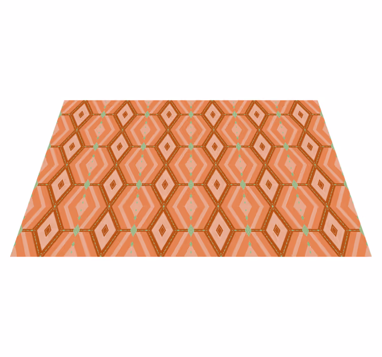 Geometric hexagonal pattern teksturna pogrinjek - TenStickers