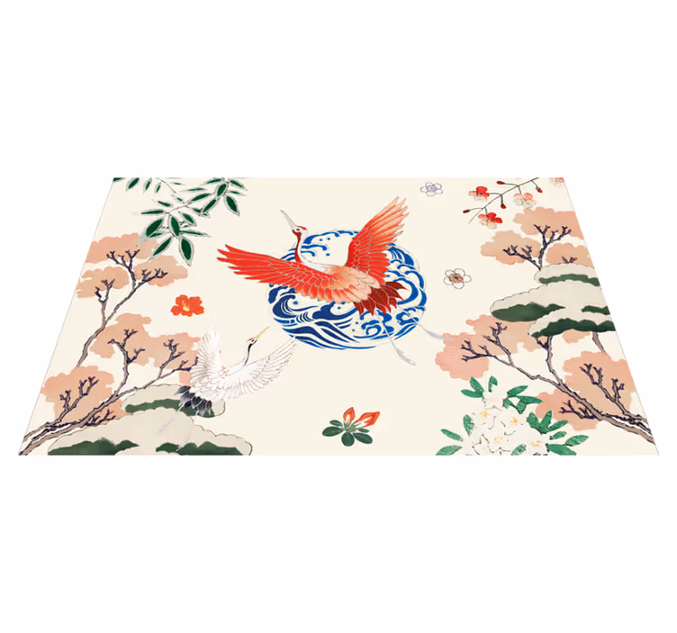 Chinoiserie vinilne pogrinjke - TenStickers