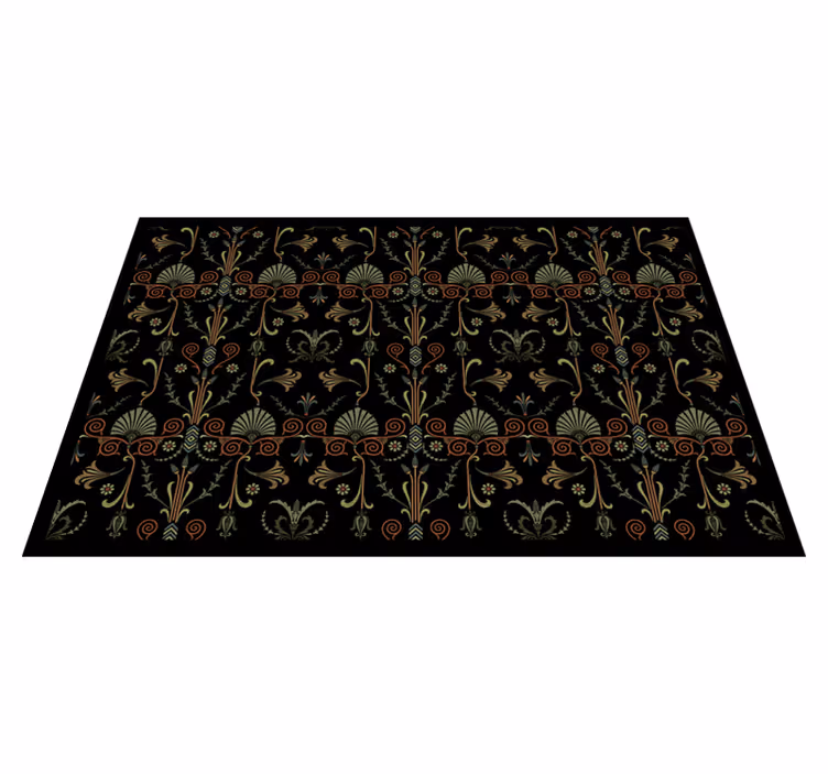 Floral textured finish teksturna pogrinjek - TenStickers