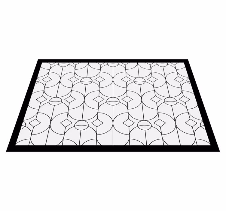 Geometric patterned style moderno preprogo - TenStickers