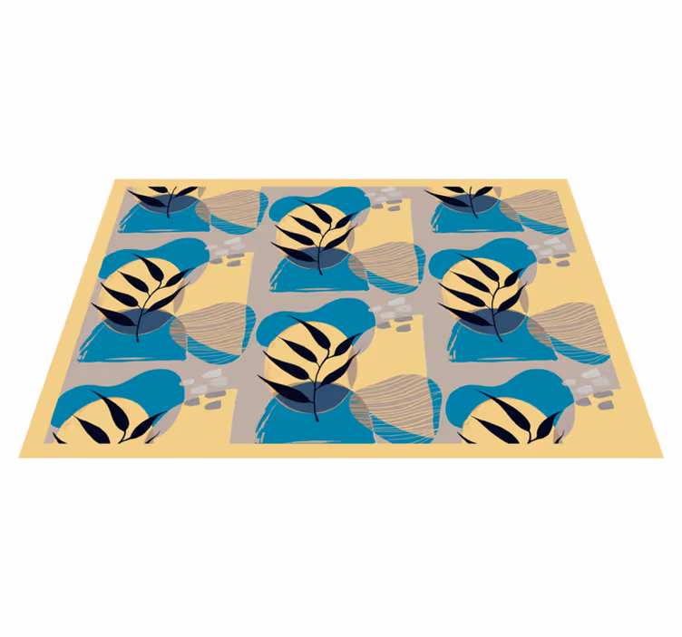 Stylish leaf patterns sodobne mize - TenStickers