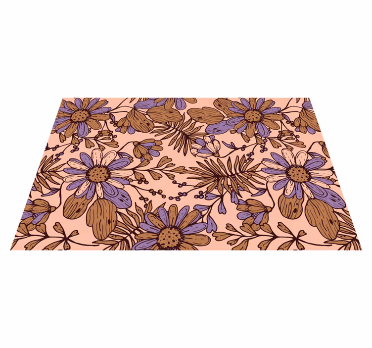 Floral inspired surface izvirna jedilna podloga - TenStickers