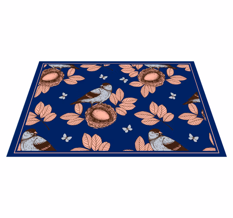 Birds nest pattern izvirna jedilna podloga - TenStickers