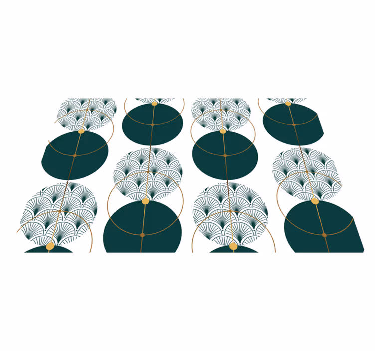 Elegant geometric concept elegantna pogrinjek - TenStickers