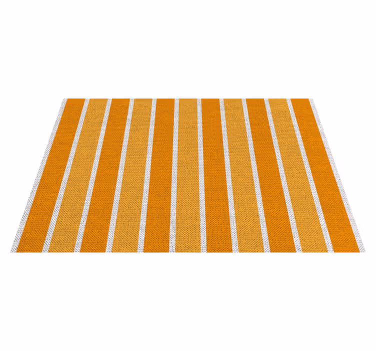 Striped orange surface moderna miza za vsak dan - TenStickers