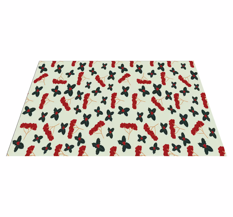 Berry pattern elements božični pogrinjek - TenStickers