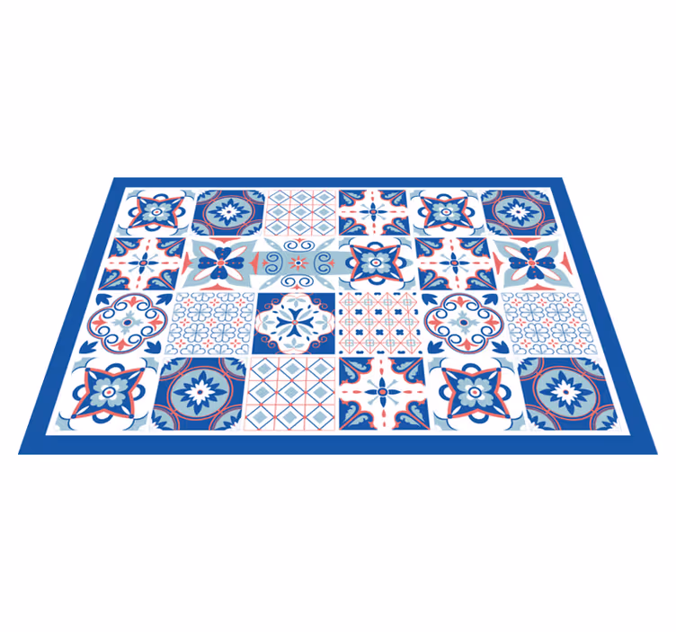 Intricate tile pattern teksturna pogrinjek - TenStickers