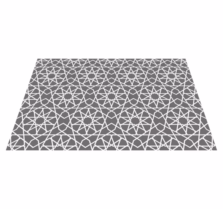 Geometric pattern rectangle teksturna pogrinjek - TenStickers