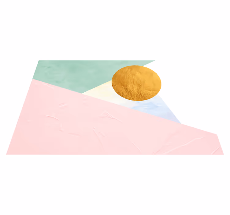 Textured geometric shapes sodobne prtice - TenStickers
