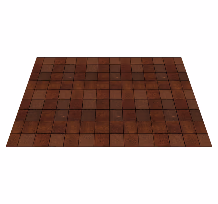 Square brown pattern teksturna pogrinjek - TenStickers