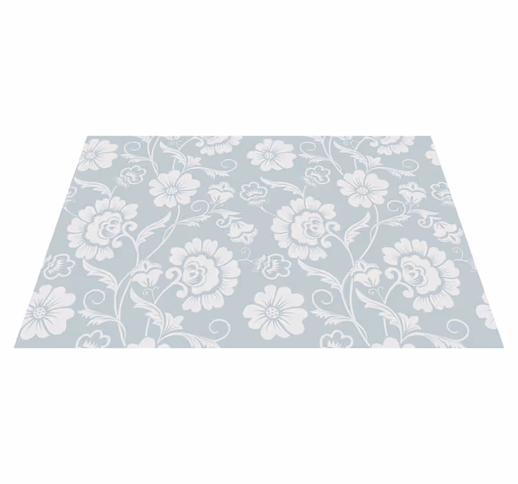 Floral motif arrangement teksturna pogrinjek - TenStickers