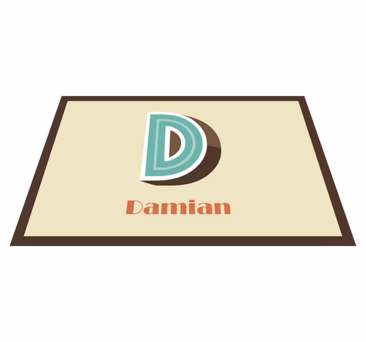 Personalizirani pogrinjki s 3d črkami - TenStickers
