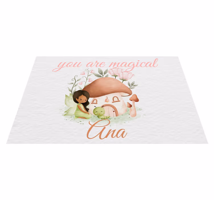 Ti si čaroben. Podloga z imenom - TenStickers