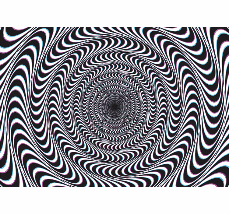 Hyptonique vison Fototapeta z maskami - TenStickers