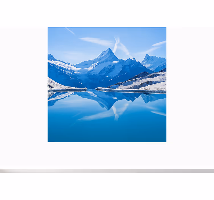 Odsevi bachalpseeja Fototapeta z gorami - TenStickers
