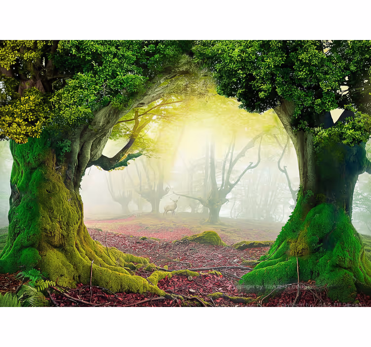 Eternal forest gateway fototapete narava - TenStickers
