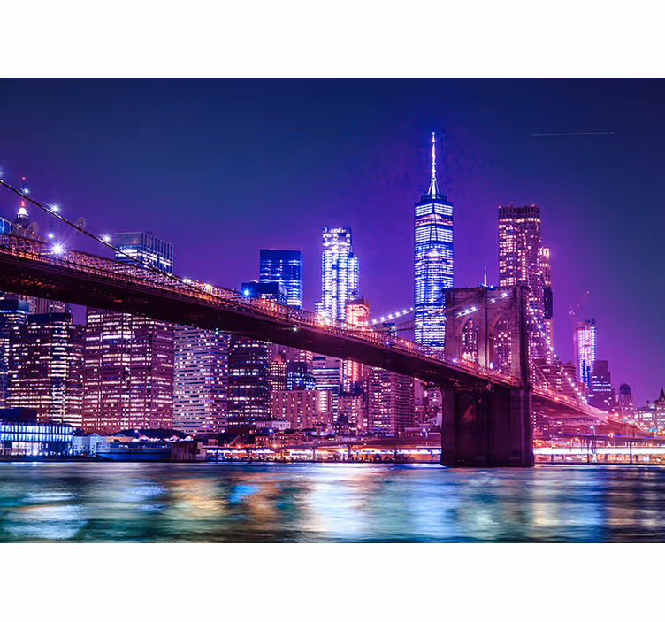 Pogled na mestno obzorje Fototapeta New York - TenStickers