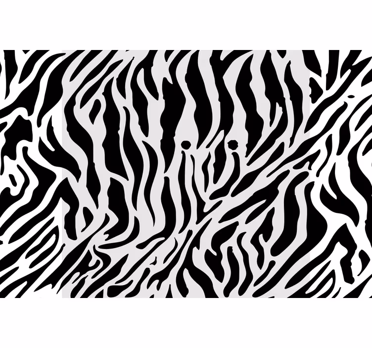 Afriško oblikovanje fototapeta vzorec zebre - TenStickers