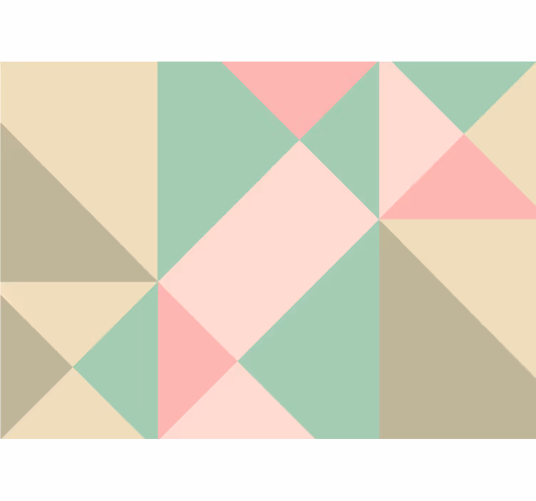 Kuhinjski fototapeti geometrijski z mehkimi toni - TenStickers