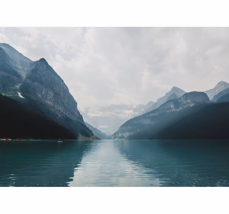 Zeleni fototapeti dolina petih jezer - TenStickers