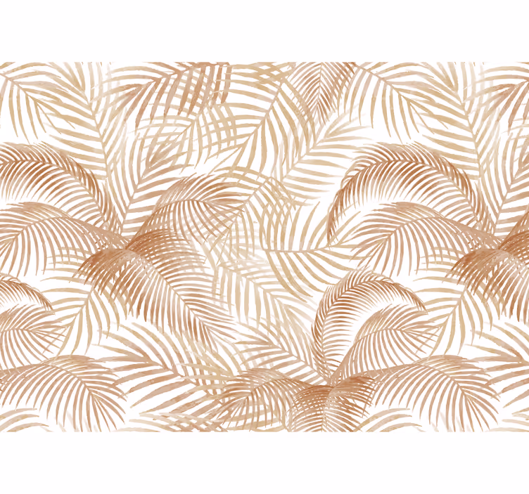 Fototapeta terracotta eksotične palme - TenStickers
