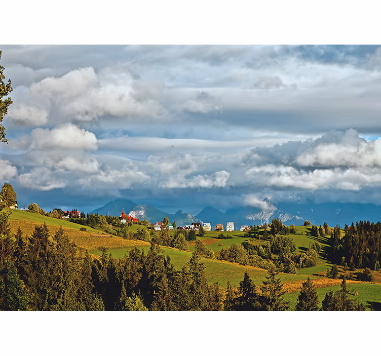 Fototapeta hodnik pokrajina tatri - TenStickers