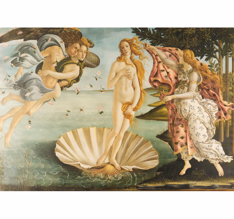 Fototapete za vhod rojstvo venere - TenStickers