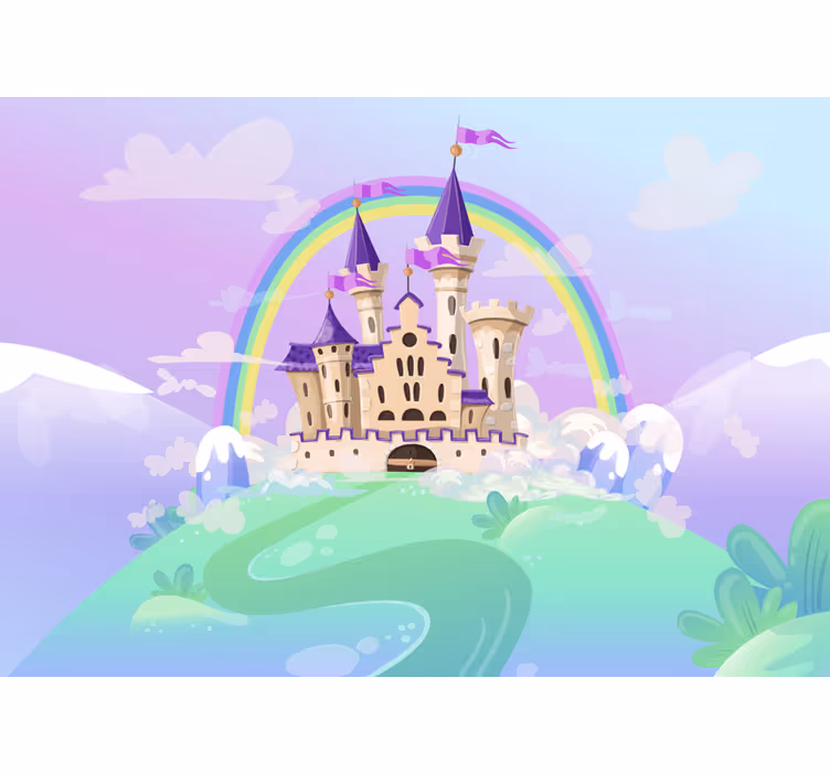 Stenske slike za otroke princese - TenStickers