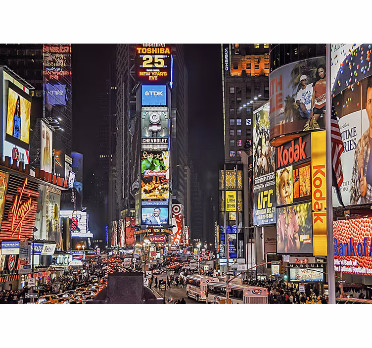Krat kvadratni zidni fototapeta new york - TenStickers