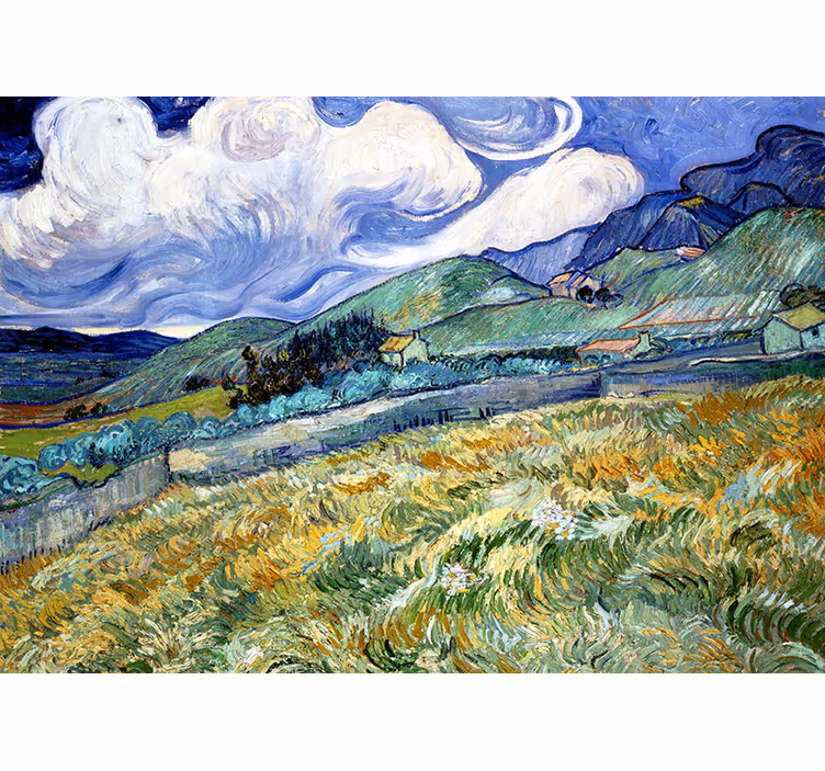 Umetniška stenska poslikava van gogh iris classic art - TenStickers