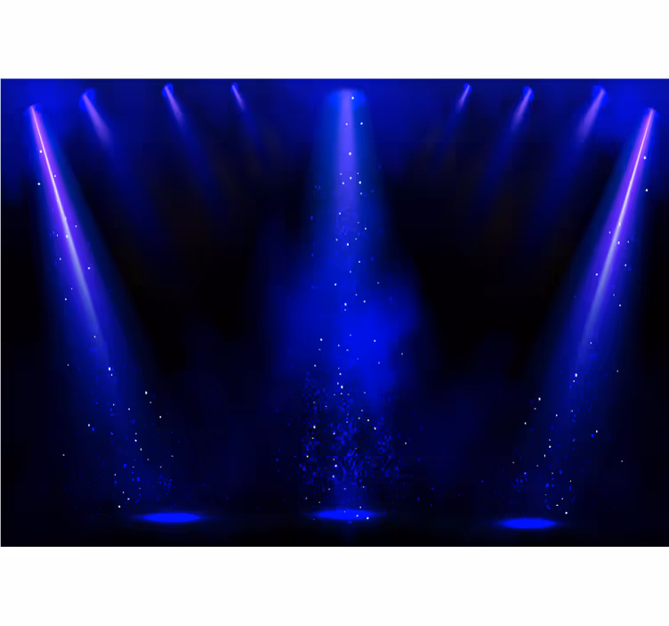 Spotlight particles effect abstraktni fototapeti - TenStickers