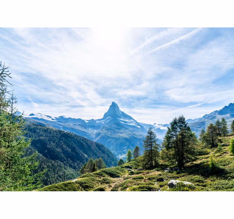 Matterhorn gorski zidni zid - TenStickers