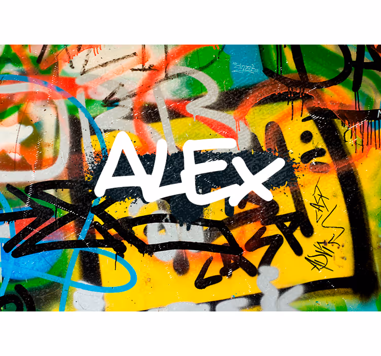 Customizable urban spray - fototapete z graffiti motivi - TenStickers