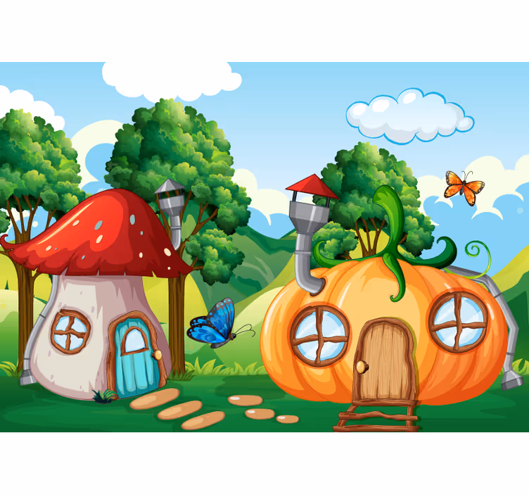 Fairy tale landscape fototapeta z fantastičnimi motivi - TenStickers