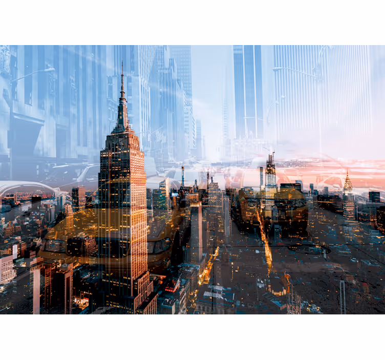 Obzorje empire state Fototapeta New York - TenStickers