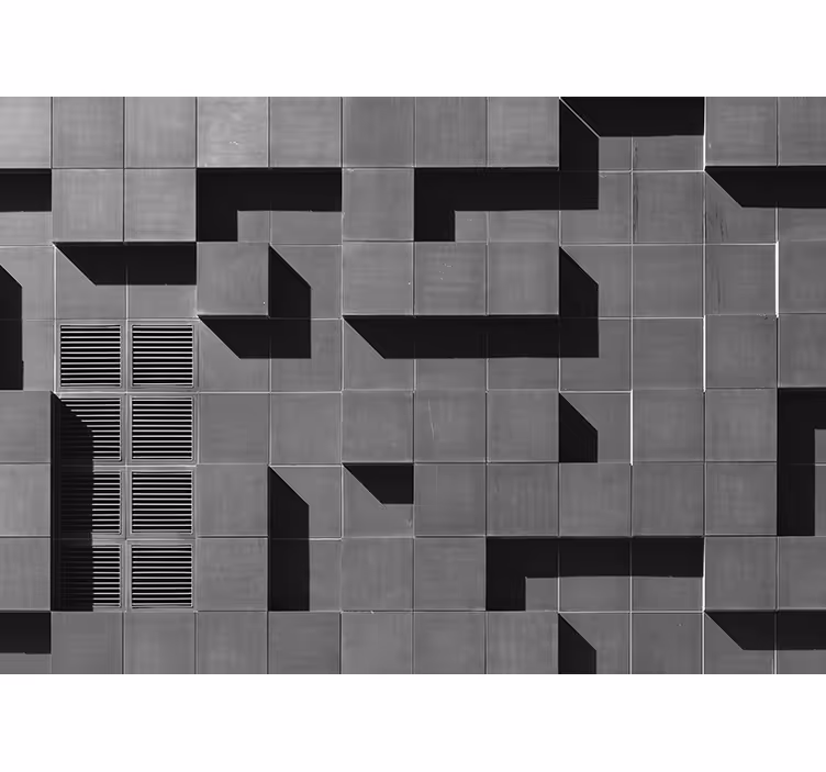 Geometrijska igra senc Fototapete s teksturami - TenStickers