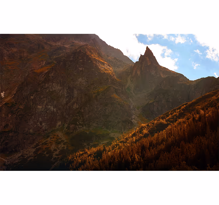 Grand mountain peaks stenske poslikave - TenStickers
