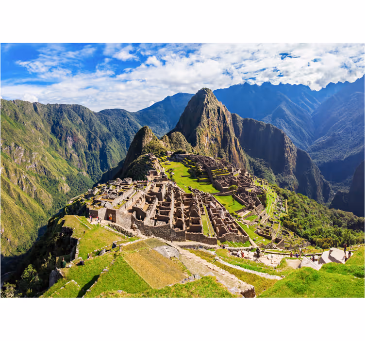 Pokrajina machu picchuja Fototapete mest in držav - TenStickers