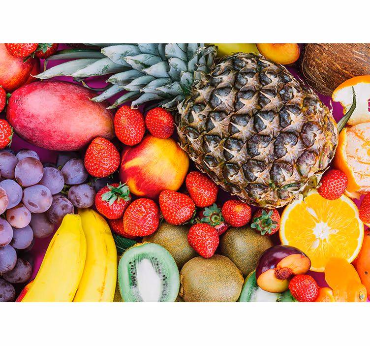 Vibrant fruit medley fototapete cvetje - TenStickers