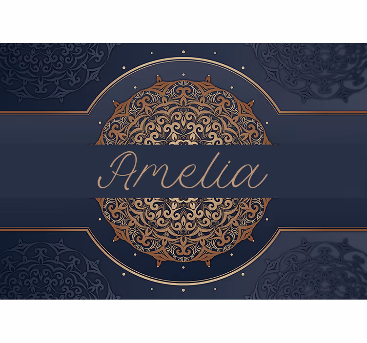 Ornate pattern design fototapete z mandalo - TenStickers