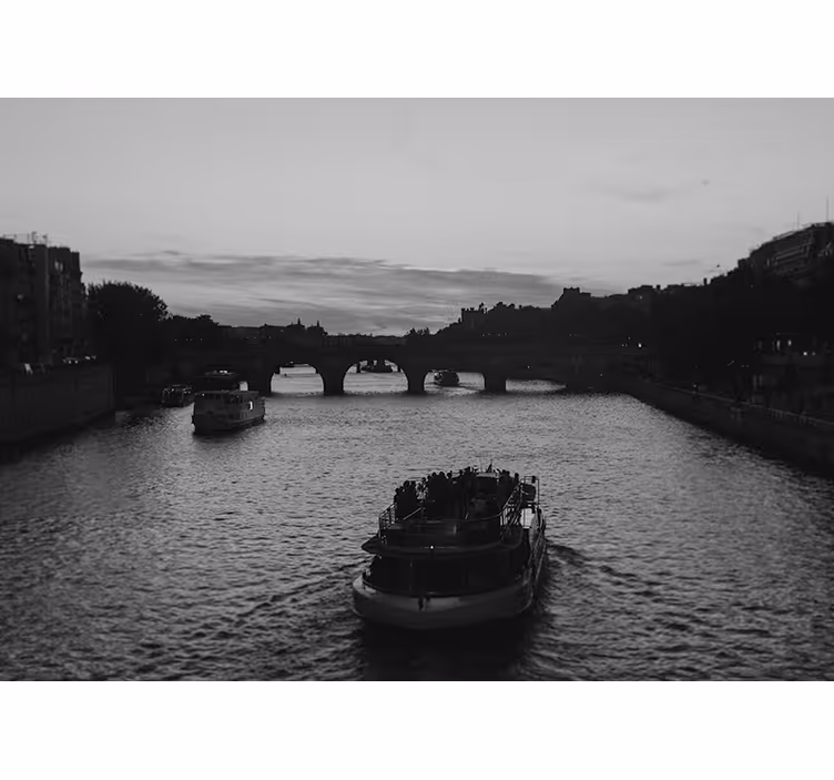 Pogled na reko pariz Fototapete mest in držav - TenStickers