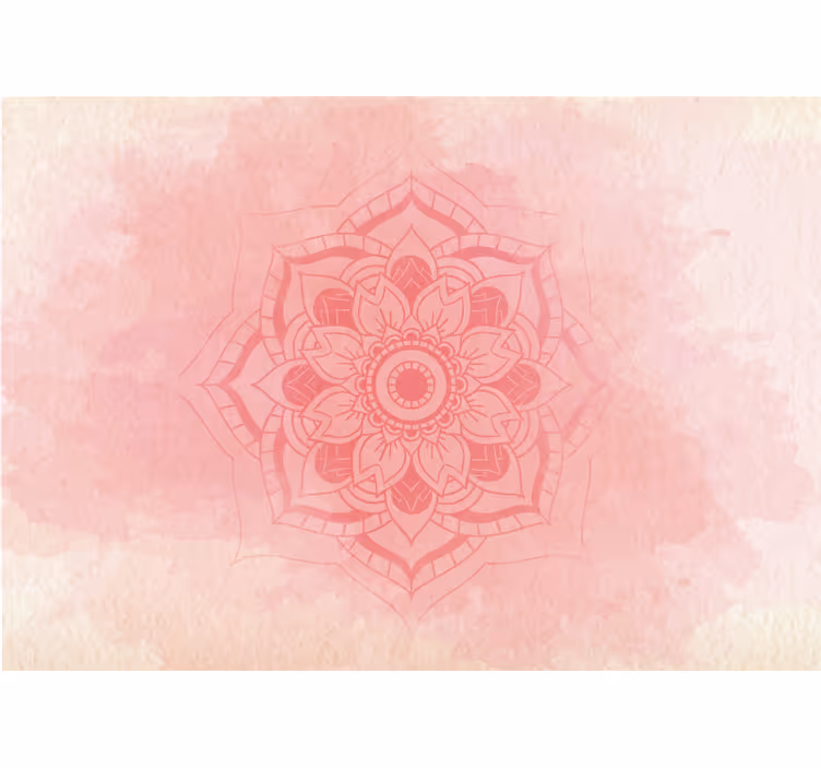 Elegantna cvetlična mandala Fototapete z mandalo - TenStickers