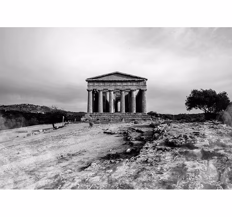 Historic temple structure fototapete klasične umetnosti - TenStickers