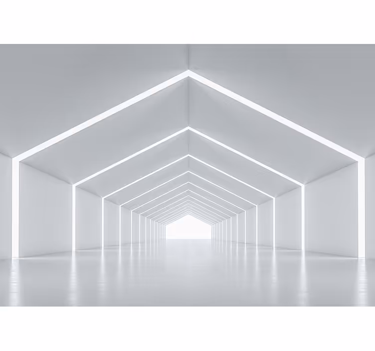Geometrijska svetlobna struktura Moderno fototapeta - TenStickers