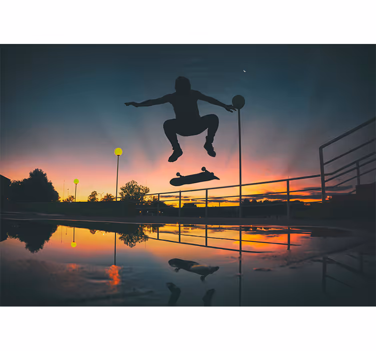 Drsalec v gibanju Fototapete z glasbeno tematiko - TenStickers
