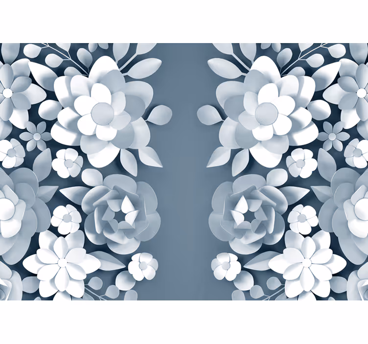 Graceful botanical motifs fototapete s cvetjem - TenStickers