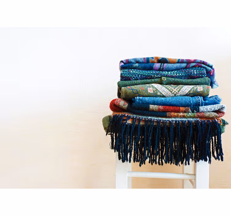 Textured wrapped fabrics fototapete z teksturami - TenStickers