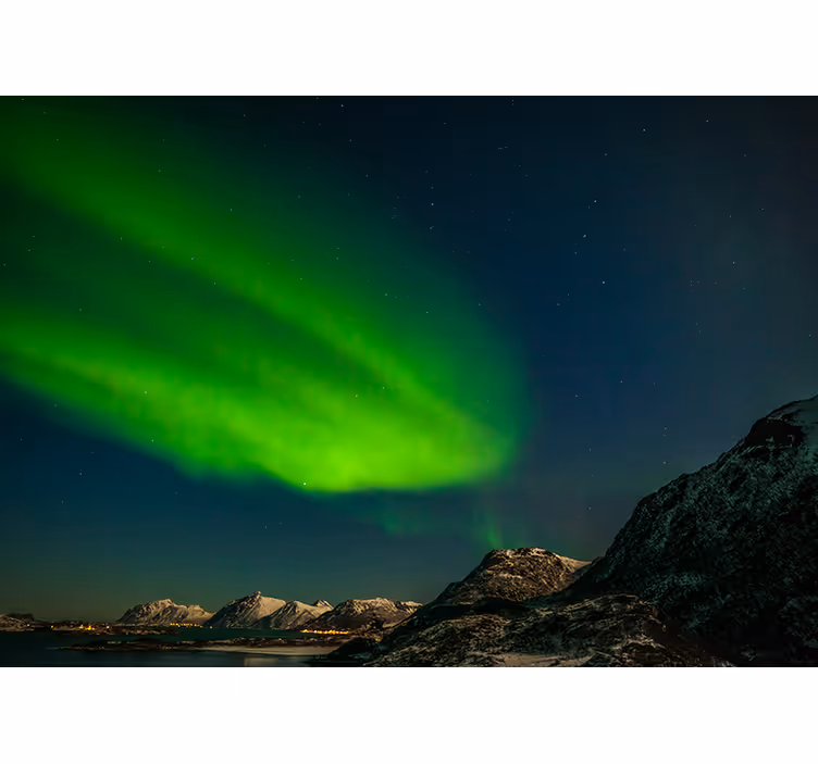 Norveški severni sij naravni zidni zid - TenStickers